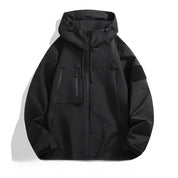 Modna kurtka typu softshell dla mężczyzn | Z kapturem 1