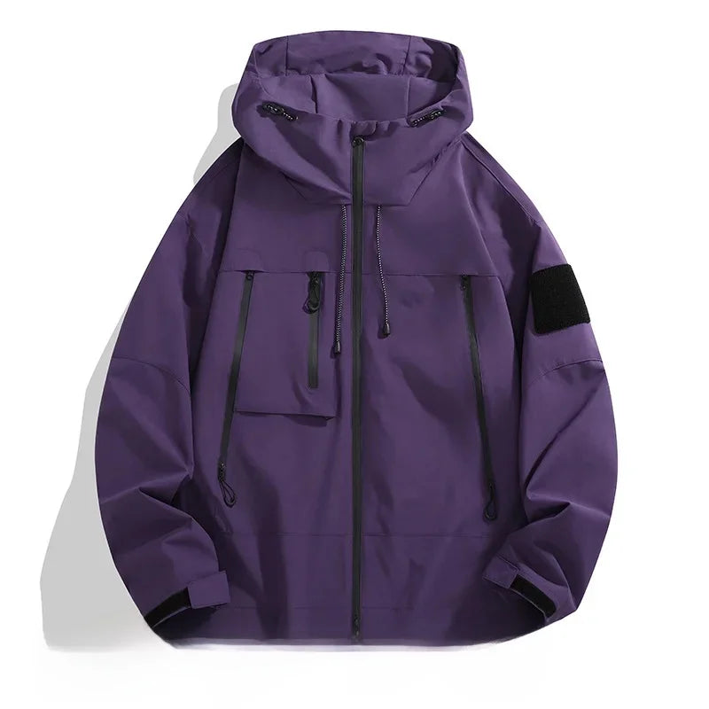 Modna kurtka typu softshell dla mężczyzn | Z kapturem 2