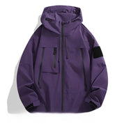 Modna kurtka typu softshell dla mężczyzn | Z kapturem 2