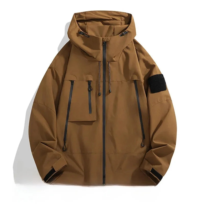 Modna kurtka typu softshell dla mężczyzn | Z kapturem 3