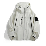 Modna kurtka typu softshell dla mężczyzn | Z kapturem 4
