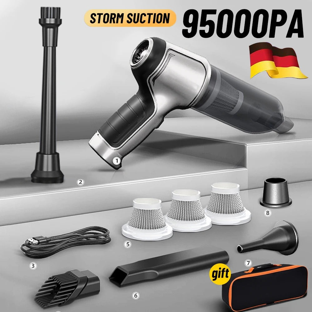 Najmocniejszy bezprzewodowy odkurzacz samochodowy 2