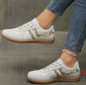 Nora | Damen Orthopädische Sneaker mit Breiter Zehenbox und Schnürung 13