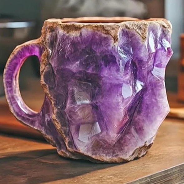 Nowe kubki do kawy z kryształu mineralnego 1