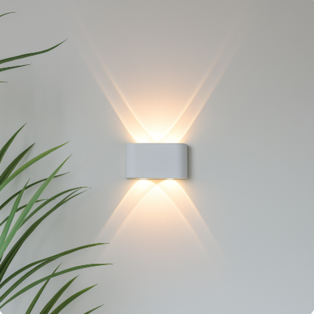 Nowoczesna lampa ścienna do wewnątrz i na zewnątrz – minimalistyczna oprawa LED 5