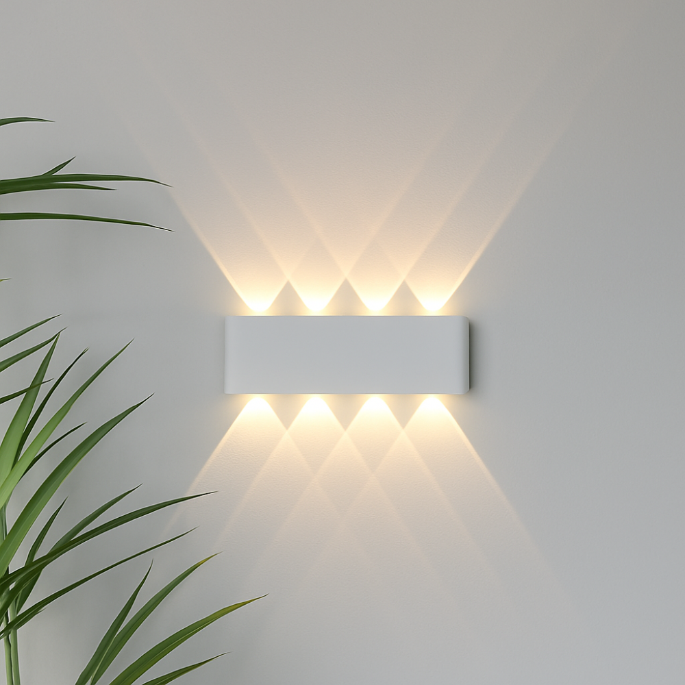 Nowoczesna lampa ścienna do wewnątrz i na zewnątrz – minimalistyczna oprawa LED 9