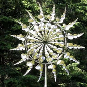 Nowy wiatrak metalowy z powłoką antykorozyjną Magic Metal Kinetic Metal Wind Spinner 4