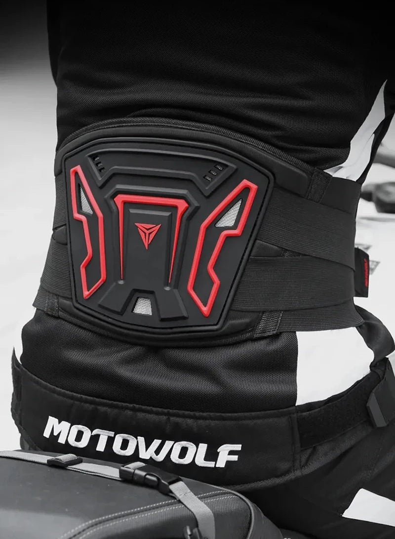 Ochraniacz na talię do motocrossu – profesjonalny pas do jazdy na rowerze, uprawiania sportów motocyklowych i ochrony dolnej części pleców 7