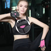 Oddychające, antypoślizgowe rękawiczki z półpalcami – rękawiczki do fitnessu i jazdy na rowerze na letnie treningi 1