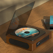 Odtwarzacz CD Melodi Bluetooth Retro z portem Type-C | Klasyczny design z nowoczesnymi funkcjami do użytku domowego i biurowego 2