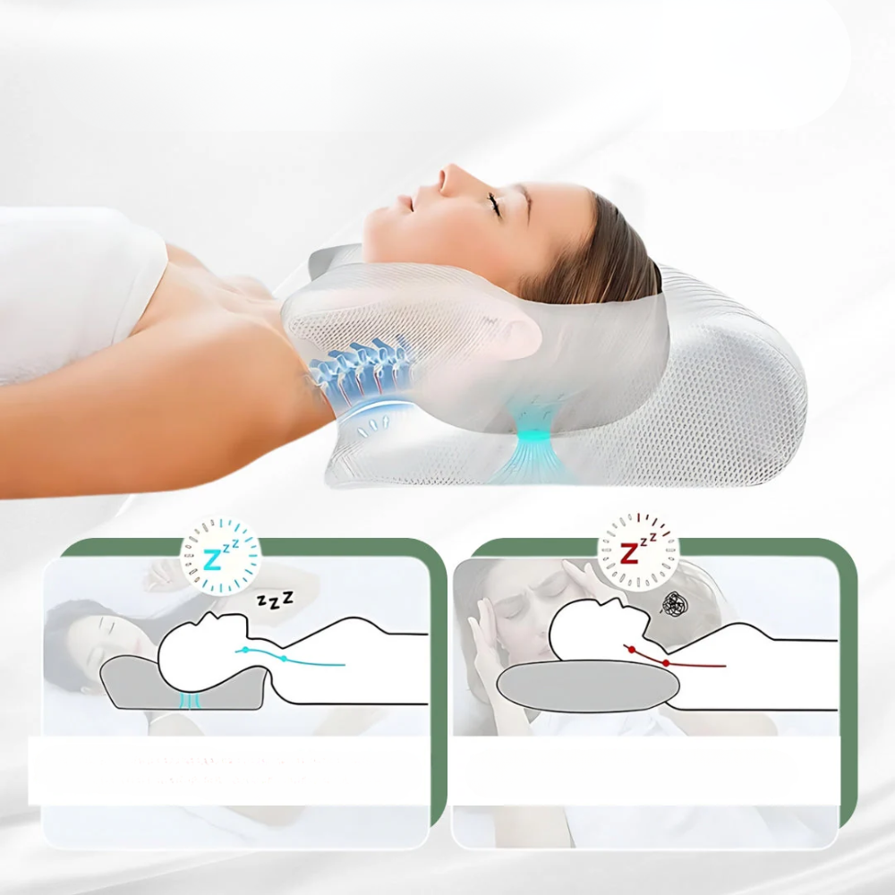 OrthoRest | Ergonomiczna poduszka ortopedyczna zapewniająca bezbolesny sen – kup 1, a drugą otrzymasz gratis 3