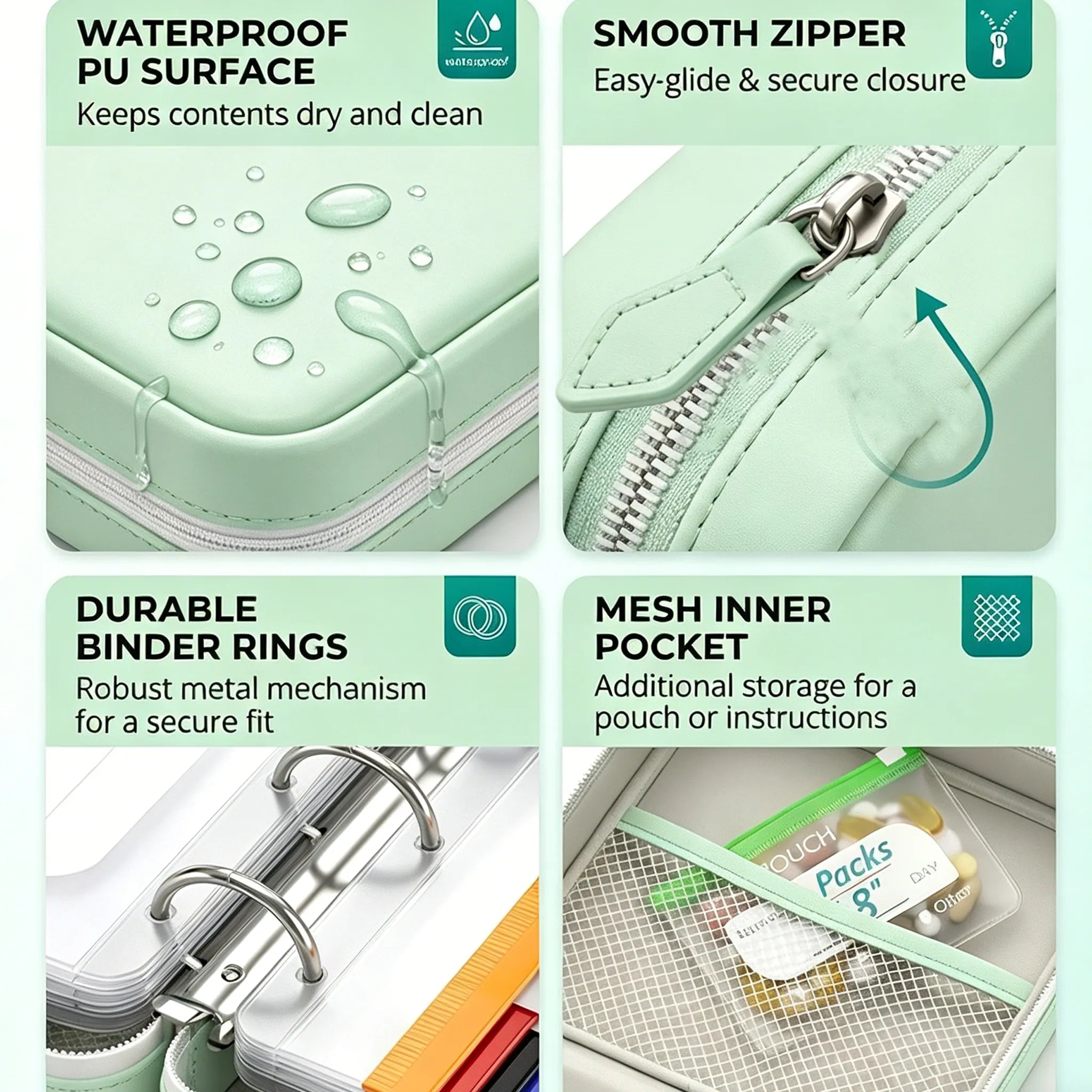 Pillenorganizer | Wasserdichte Beutel zum Beschriften | Wochenübersicht | PillPocket 7