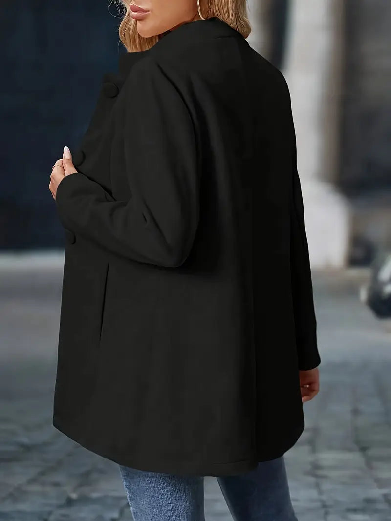 Płaszcz Zimowy Damski Klasyczny Zapinany Na Guziki, Elegancki I Ciepły Płaszcz Damski Zimowy, Długi Krój, Idealny Na Zimowe Dni 8