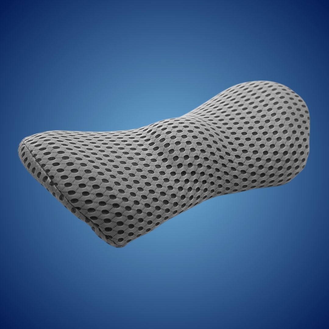 Podkładka lędźwiowa Comfortwave w kolorze polskim | Ulgę w dolnej części pleców - Ergonomiczna konstrukcja do użytku w biurze, podczas jazdy samochodem i w domu 4