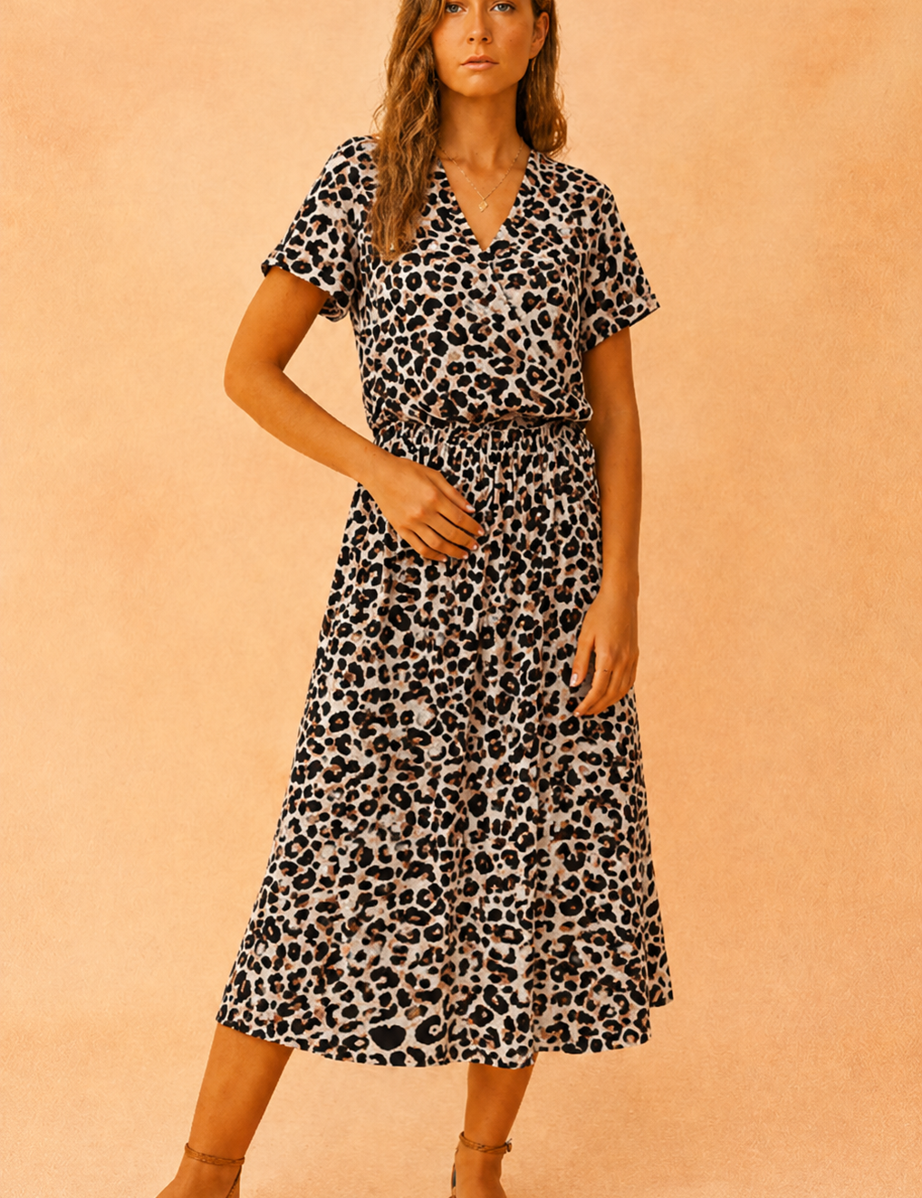 EDEN | Letnia Sukienka Midi w Stylu Boho