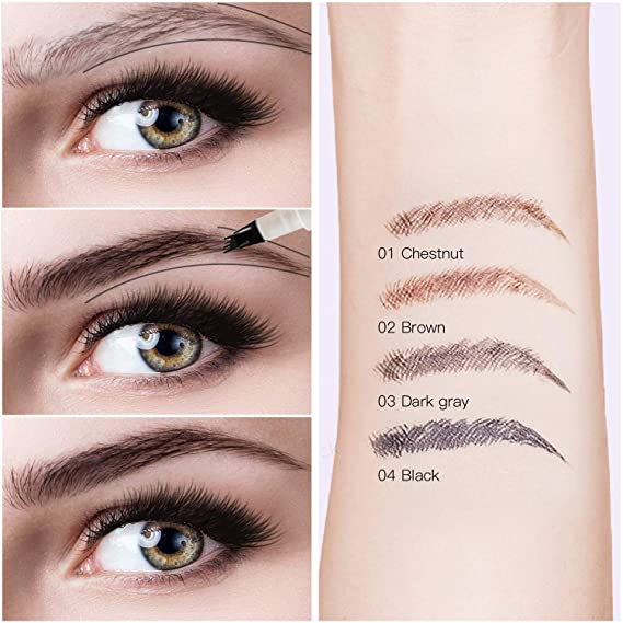 Precision Brow Pro – wodoodporny ołówek do brwi z aplikatorem 4-końcówkowym 2