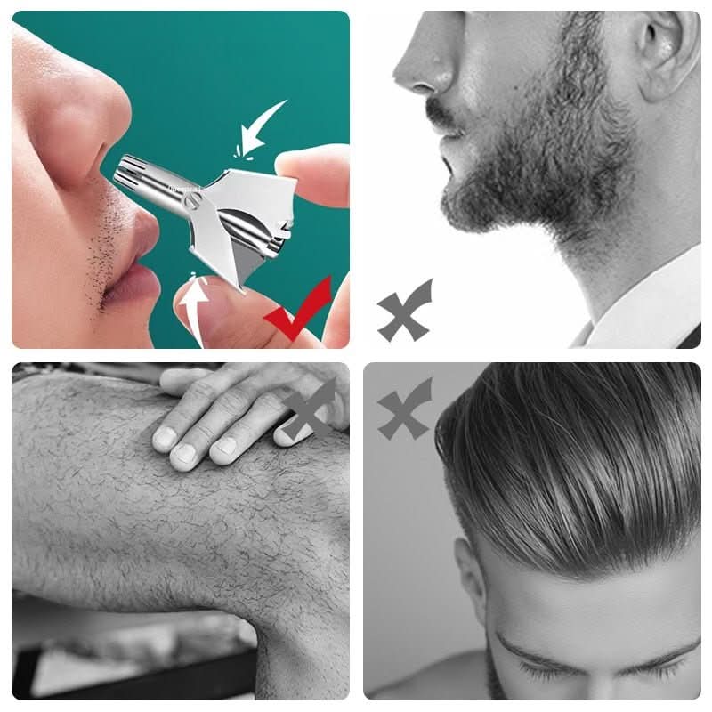 ProTrim Nose Hair Cutter | Bezbolesny trymer ze stali nierdzewnej do nosa i uszu 2