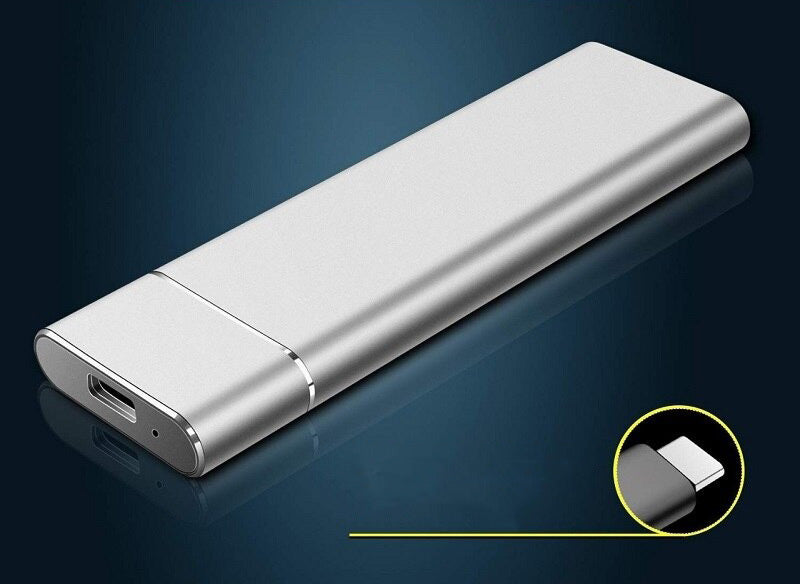 Przenośny zewnętrzny dysk twardy SSD o pojemności 8 TB z portem USB 3.1 do przesyłania plików – lekka i kompaktowa konstrukcja 4