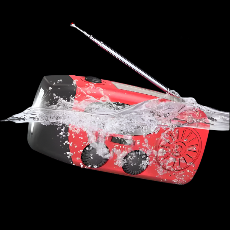 Radio awaryjne z korbą ręczną i zasilaniem słonecznym – Kompaktowe i wytrzymałe do użytku na zewnątrz 7