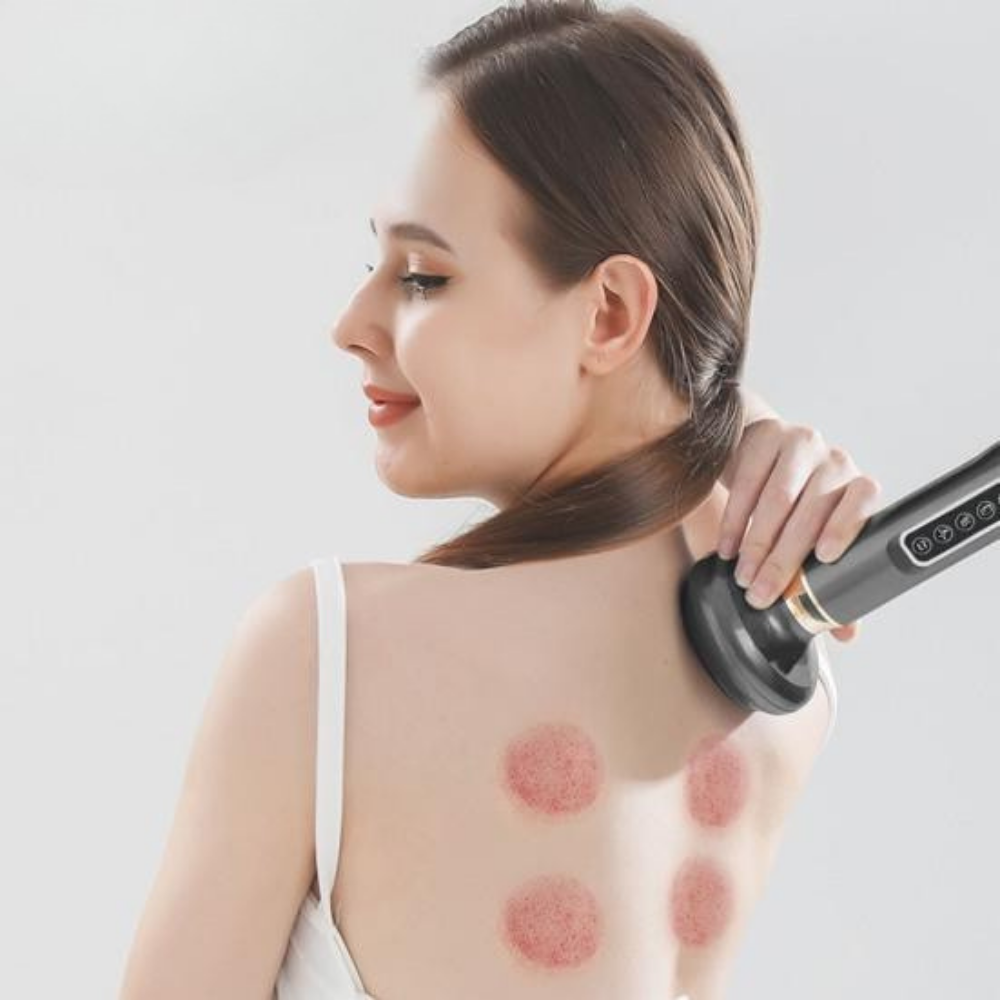 Regulowany Elektryczny Masażer do Terapii Bańkami – Poprawa Krążenia i Regeneracji Mięśni 1