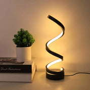 SPIRALUX – Nowoczesna spiralna lampa stołowa LED (ściemnialna) 0