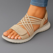 Sandały Damskie Ortopedyczne z Arch Support na Koturnie - Eleganckie i Wygodne 3