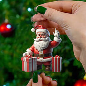 SantaHangs | Miniaturowe wiszące dekoracje Świętego Mikołaja 3