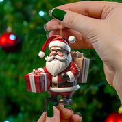 SantaHangs | Miniaturowe wiszące dekoracje Świętego Mikołaja 5