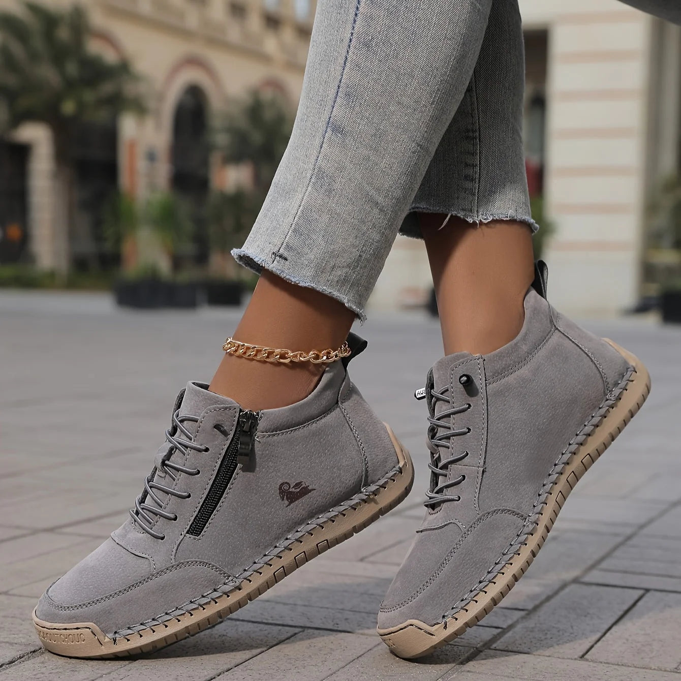 Schnürschuhe Damen | Komfort & Praktischer Reißverschluss 0