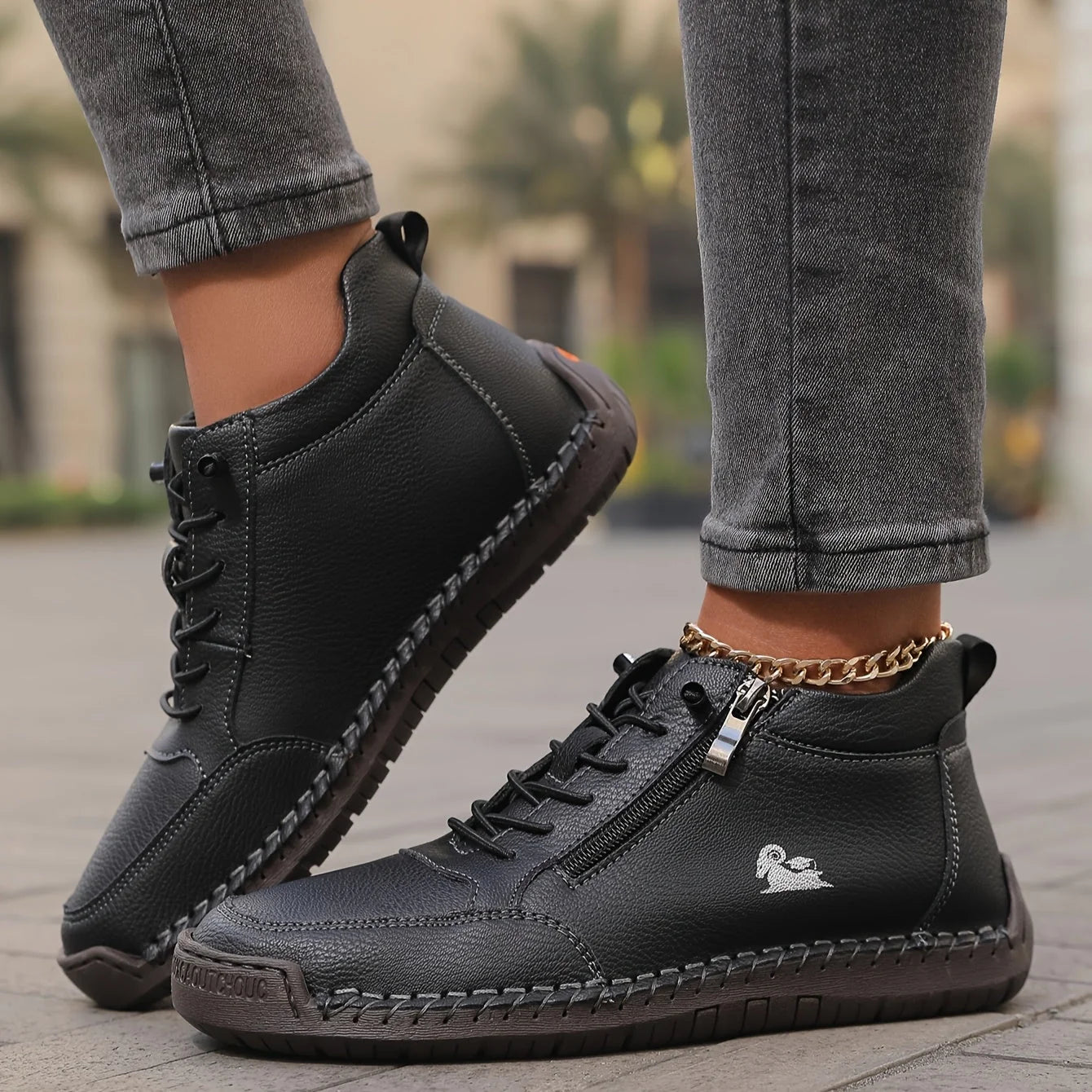 Schnürschuhe Damen | Komfort & Praktischer Reißverschluss 6