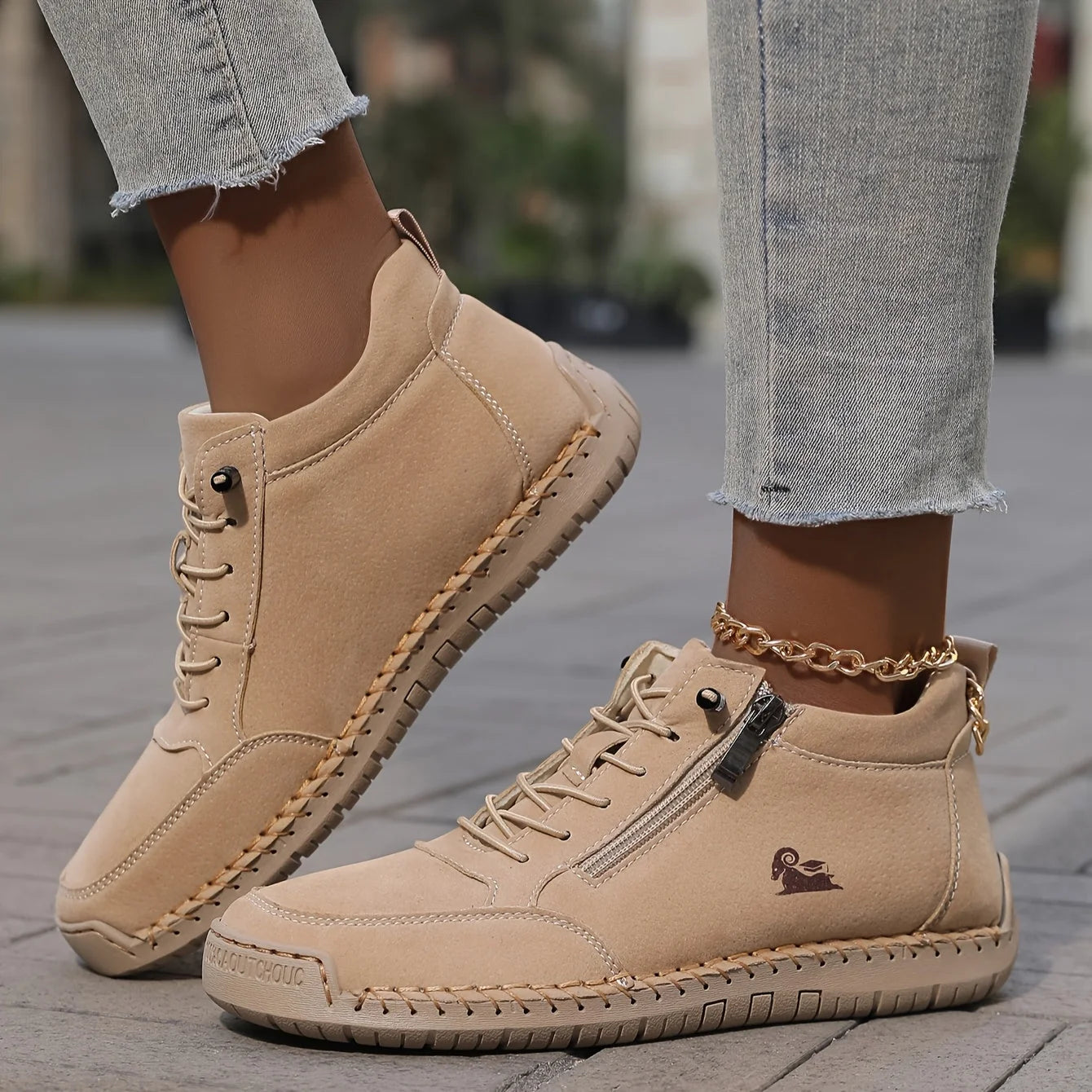 Schnürschuhe Damen | Komfort & Praktischer Reißverschluss 8