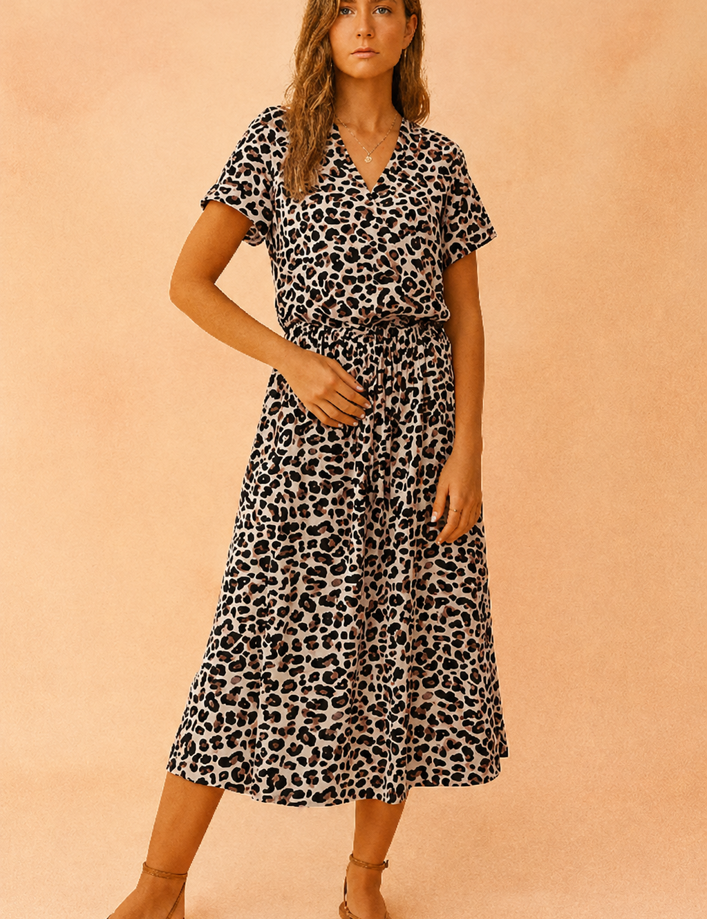 EDEN | Letnia Sukienka Midi w Stylu Boho