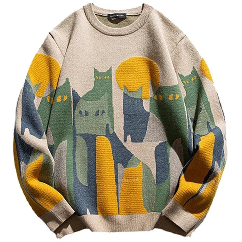Siedem | Stylowe swetry męskie | Oversize 0