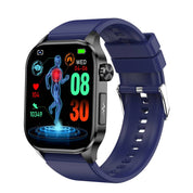 Smartwatch do monitorowania zdrowia i sprawności fizycznej – EKG, ciśnienie krwi, pomiar tętna – kompatybilny z systemami iOS i Android 0
