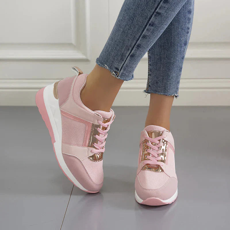 Sneakersy Damskie Ortopedyczne Na Koturnie - Wygodne i Stylowe Buty Codzienne 5