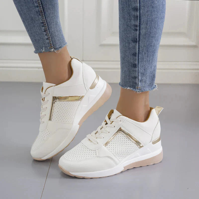 Sneakersy Damskie Ortopedyczne Na Koturnie - Wygodne i Stylowe Buty Codzienne 7
