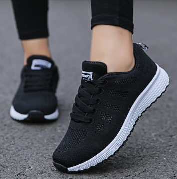 Sneakersy Damskie Ortopedyczne Sportowe na Co Dzień - Wygodne i Stylowe Trampki Damskie do Codziennych Stylizacji 0