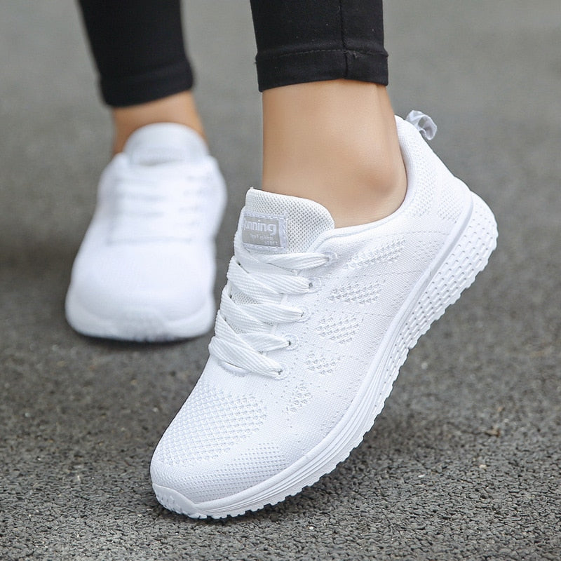 Sneakersy Damskie Ortopedyczne Sportowe na Co Dzień - Wygodne i Stylowe Trampki Damskie do Codziennych Stylizacji 1