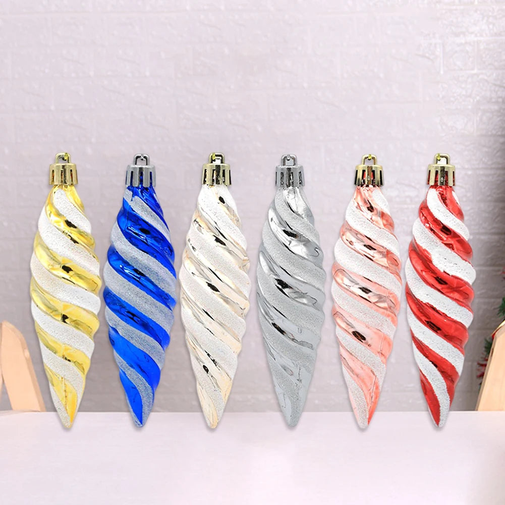 Spiral Ornaments | Zestaw wiszących bombek choinkowych 3