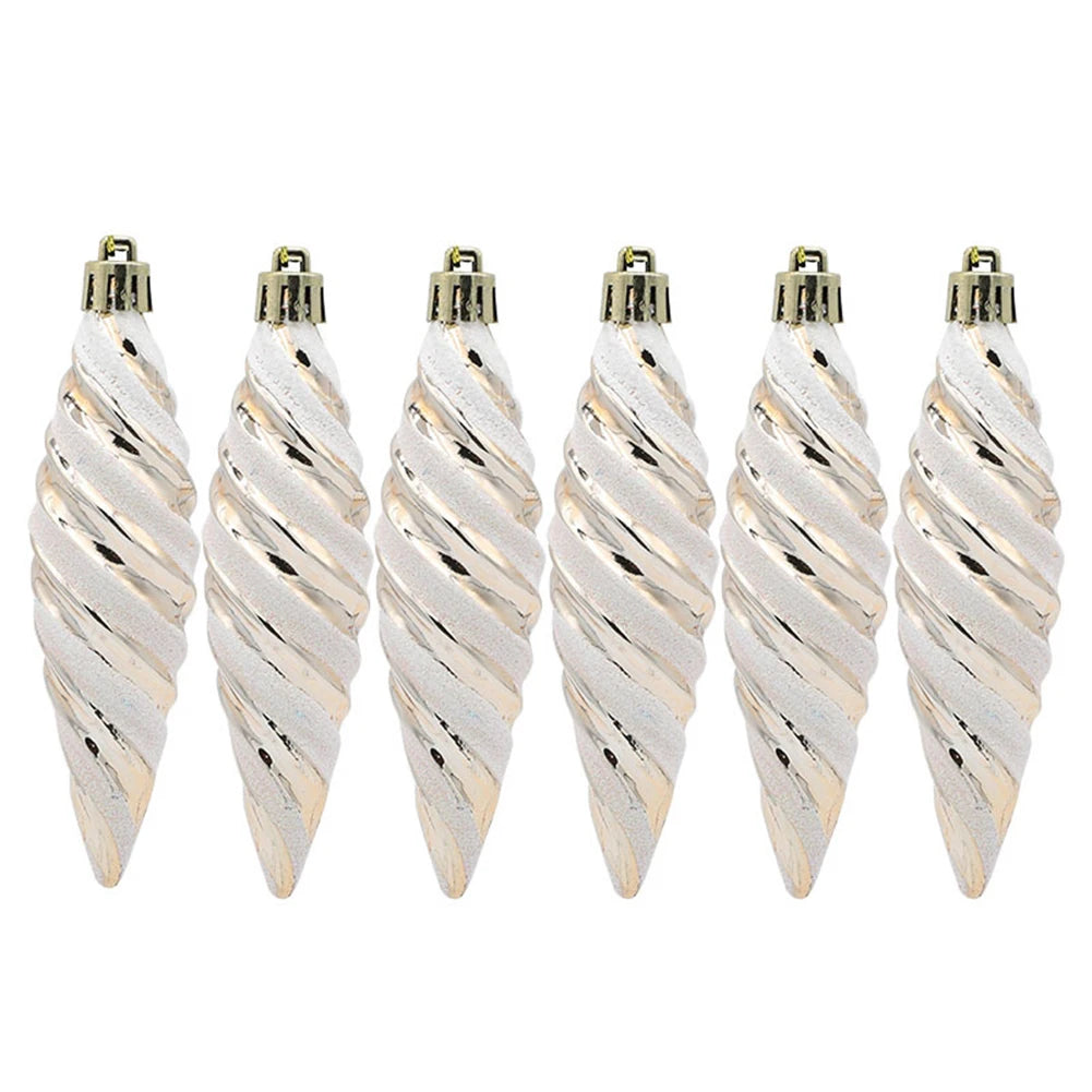 Spiral Ornaments | Zestaw wiszących bombek choinkowych 5