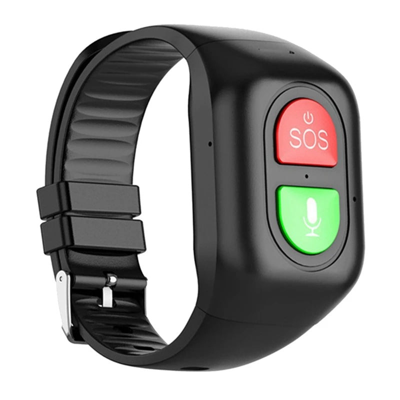 Starszy smartwatch GPS – lokalizator 4G SOS, monitorowanie stanu zdrowia i alerty alarmowe 0