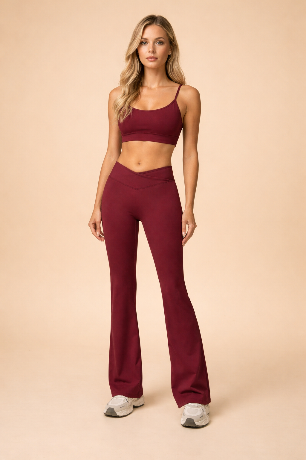 Nina | Stylowe Legginsy z Rozszerzaną Nogawką
