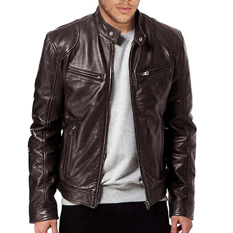 Stylowa męska kurtka motocyklowa premium | Swobodny styl 0