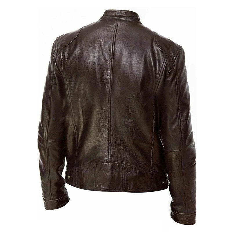 Stylowa męska kurtka motocyklowa premium | Swobodny styl 3