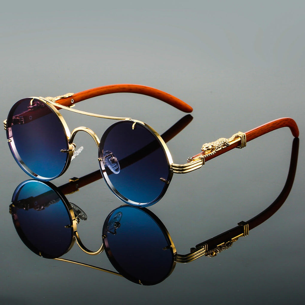 Stylowe Okulary Przeciwsłoneczne Retro z Metalową Ramką – Męskie i Damskie Okulary Przeciwsłoneczne na Lato 0