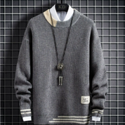 Stylowy sweter męski do noszenia na zewnątrz | Długi rękaw 2