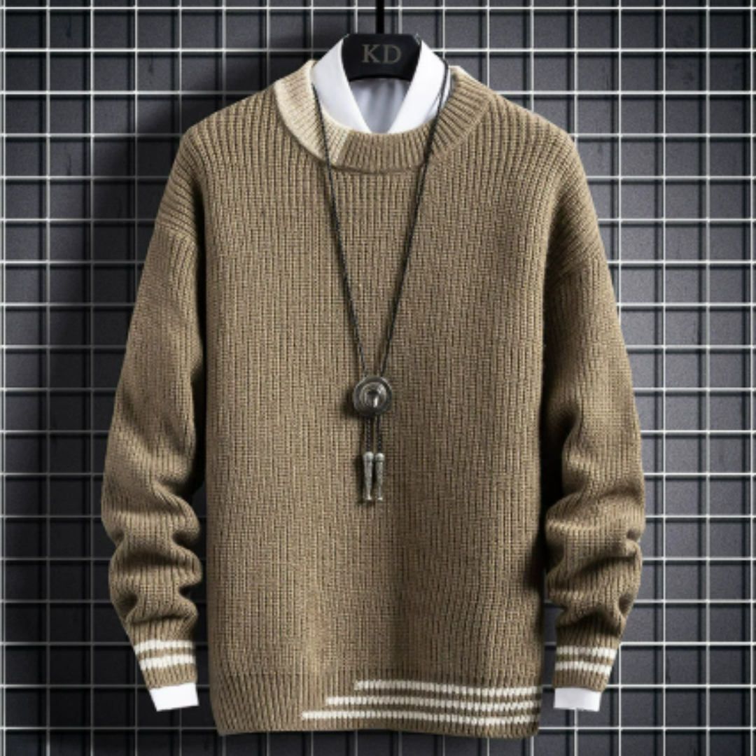 Stylowy sweter męski do noszenia na zewnątrz | Długi rękaw 3
