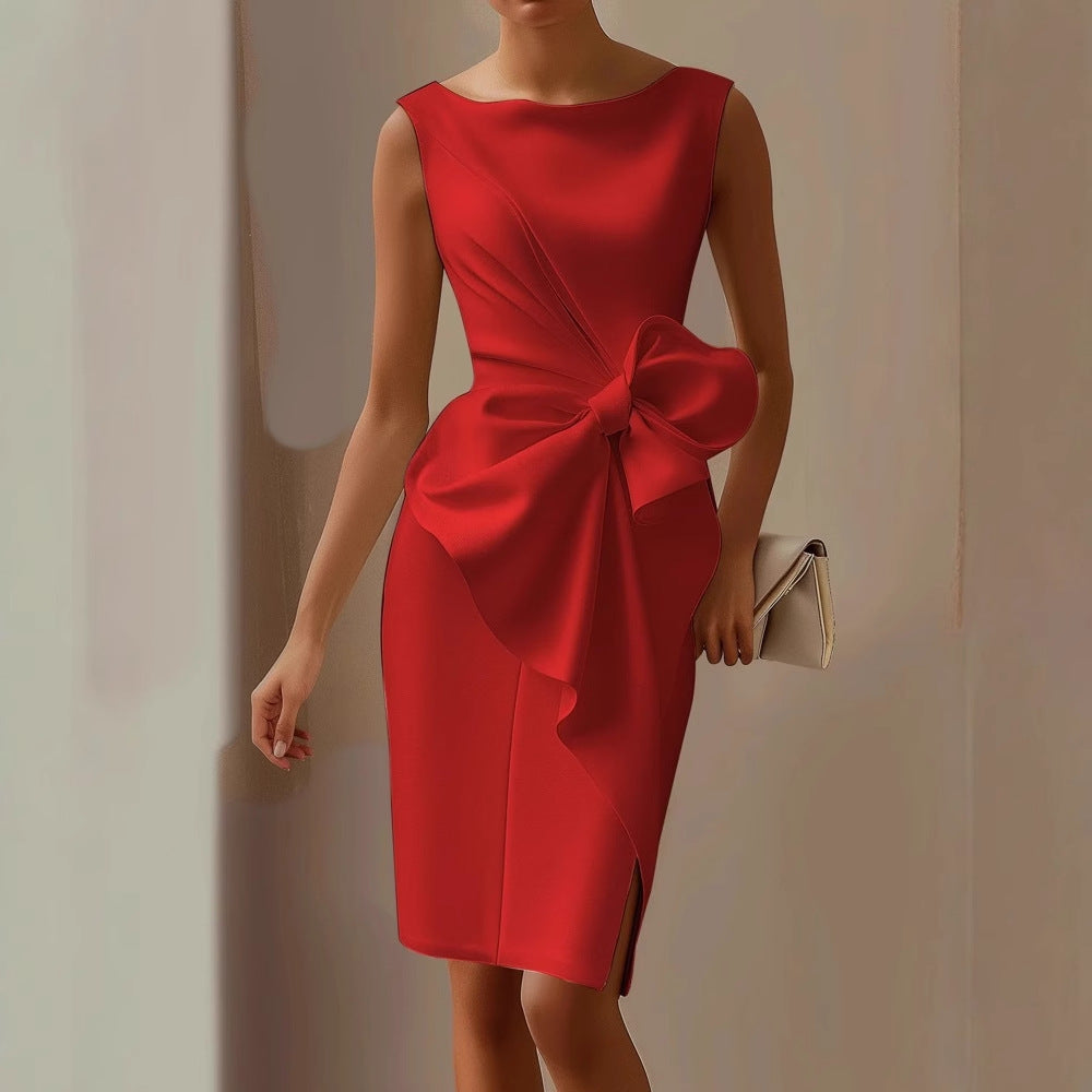 Sukienka Damska Elegancka na Wesele, Dopasowana Sylwetka, Idealna na Wieczorne Wyjścia i Formalne Okazje 3