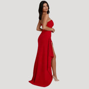 Sukienka Damska Maxi Bez Ramiączek Na Wesele, Sukienki Wieczorowe Idealne Na Specjalne Okazje, Elegancka I Stylowa 8