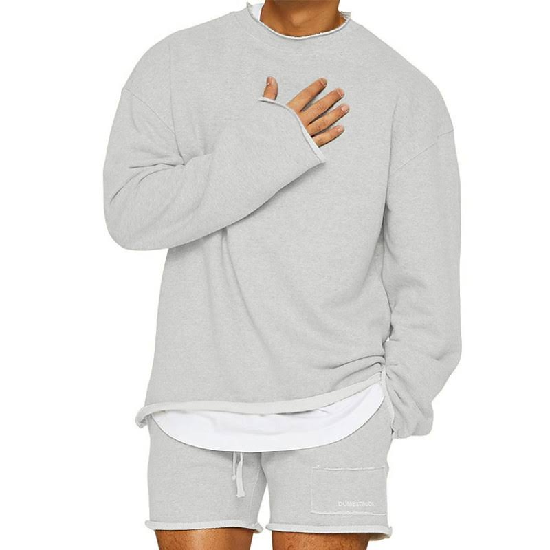 Sweter z okrągłym dekoltem dla mężczyzn | Długi rękaw 2